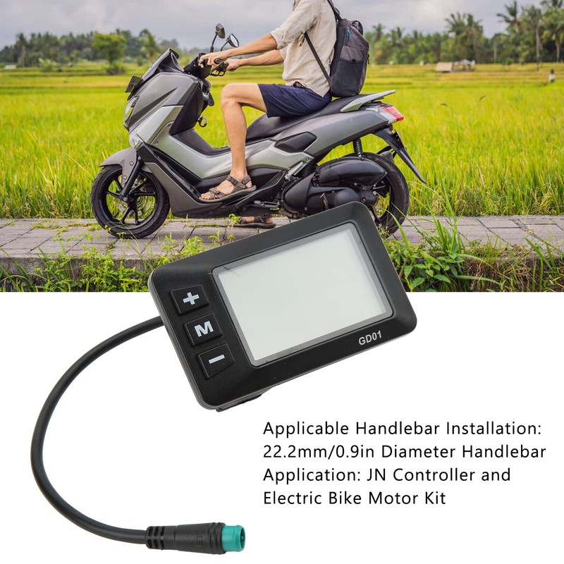 Electric Bicycle LCD Display, Bicycle Ebike Computer 36V 48V LCD