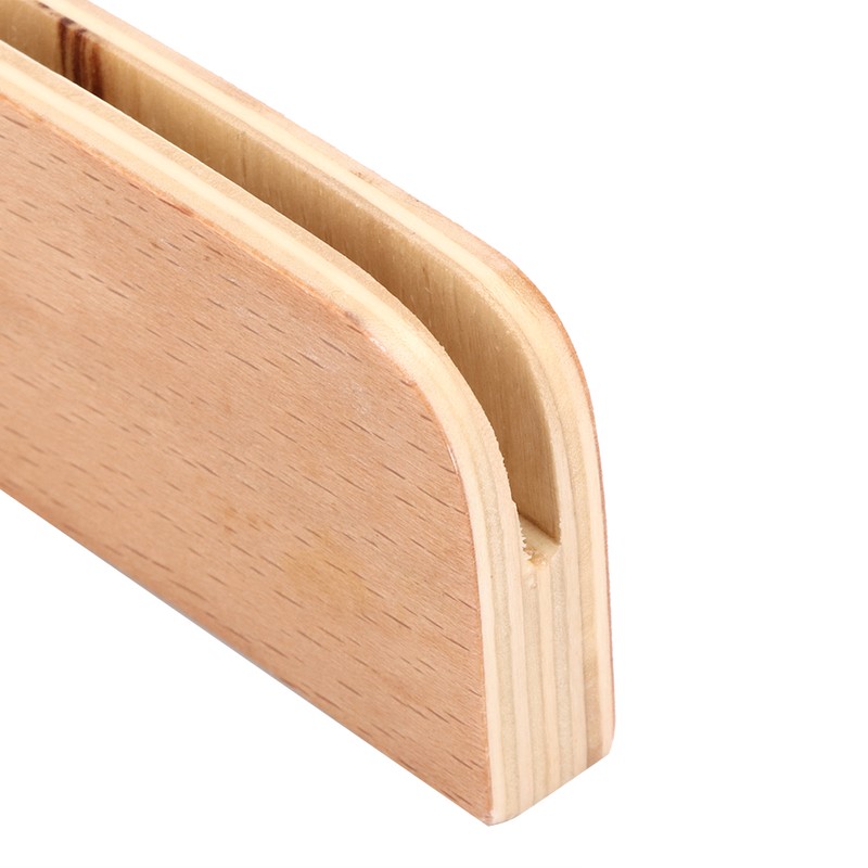 2pcs Wooden Pocker Stand Hands Free Playing Card Organizer Base