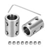 MECCANIXITY Rigid Screw Coupling 10mm to 10mm Shaft Coupler Connector