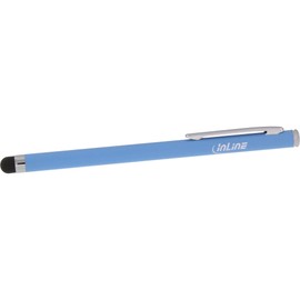 InLine 55467B Stylus, Stift für Touchscreens von Smartphone und Tablet, blau