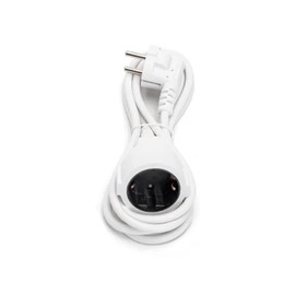 Glowster Verlängerungskabel 3G 1,0 2m weiß