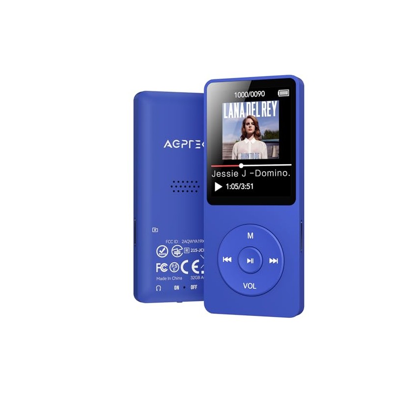 32GB MP3 Player Bluetooth 5.3 AGPTEK
