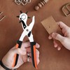 Belt Puncher for Leather,Adjustable Rotary Punch Pliers | Professional Grade,