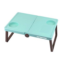 Captain Stag CS Charmant UM-1907 Table, B5 Storage, Lightweight, Mint Green