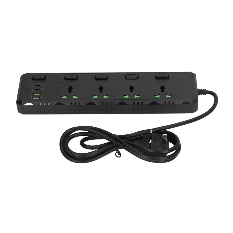 Power Strip Multifunction Universal USB PD PD Interface 110‑265V for