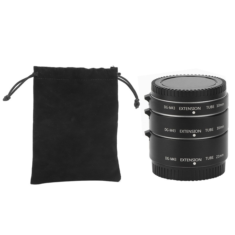 DG‑M43 10mm16mm21mm Automatic Focusing Macro Adapter Ring Fit for Olympus