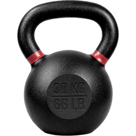 CENTURFIT Pesa Rusa Kettlebell Hierro Fundido Revestimiento en Polvo 44-70 Libras Pesas Rusas Profesional para Crossfit Fitness Entrenamiento Funciona