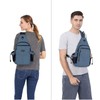 MOSISO Sling Backpack,Canvas Crossbody Hiking Daypack Bag with Anti-theft Pocket,