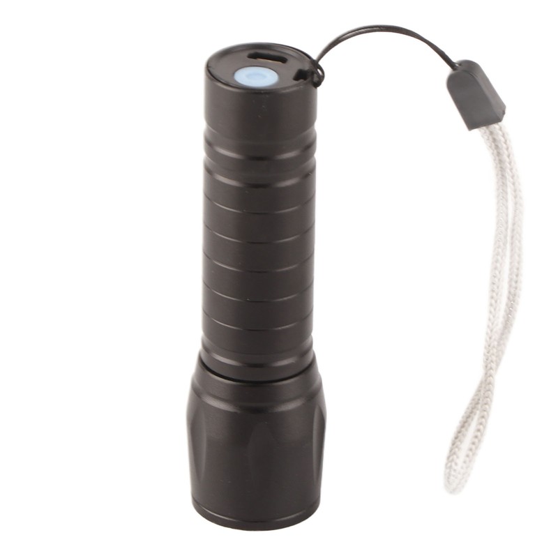 4Pcs Retractable Flashlight COB LED Zoom Flashlight Rechargeable Strong Light