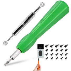 Ring Doorbell Screwdriver Replacement - Double-Ended T6 T15 Security Screws Spare Screws for Ring Doorbell, 20 PCS Screws Ring 2nd Gen Screws Replacement Ring Door Bell Screws (Green)