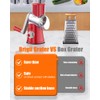 Brigii Rotary Cheese Grater Hand Crank, Cheese Shredder with 3