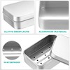 Tenbrachian 2 Pcs Travel Soap Cases, 150 ML Aluminum Soap