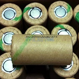 Eztronics Corp 16 pcs Battery Cell Sub C 1.2V NiCd 2000mAh Rechargeable for Power Tools(NICD SC 2.0A x16)