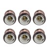6 Pcs Lamp Holder Metal E26 E27 Screw Retro Lighting