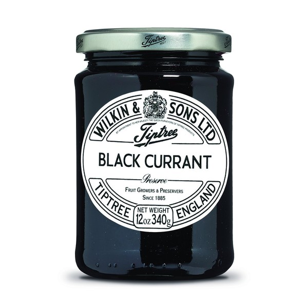 Tiptree Black Currant Preserve, 12 Ounce Jars (Pack of 6)