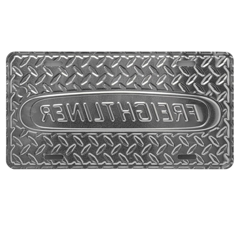 Neutron Motorsports FREIGHTLINER LOGO BLACK DIAMOND EMBOSSED PLATE LICENSE PLATE
