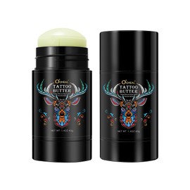 Tattoo Aftercare Butter Balm,Natural Organic Tattoo Cream Moisturizer for Old & New Tattoos Healing Brightener Color Enhance