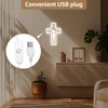 Cross Neon Sign - LED Wall Decor with Long-Lasting Light