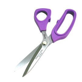 Fabric Scissors Tailor Sewing Shears Heavy Duty, Dressmaking Shears, Ultra-Sharp Stainless Steel Blades, Ergonomic Soft TPR/TPE Handle, 8.5 Inch, Purple, Trusted by Tailors and Seamstresses