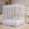Three Door Floor Standing Princess Mosquito net,Without Frame