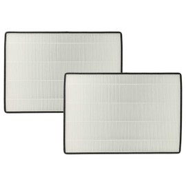 vhbw 2 x Air Filter F7 Compatible with Helios KWL EC 300 W, KWL EC 300 Pro Fan, Bathroom Fan, Ventilation Device (2 x Pollen Filters)