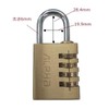 Alpha 2820-40 Padlock, Variable Dial