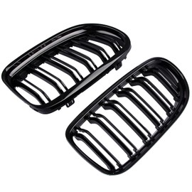DOCAS Radiator Grille for 3 Series E90 2009-2012 Kidney Double Bridge Sport Gloss Black