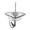 Wall Mount Kitchen Sink Stainless Steel Single Bowl Sink with