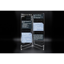 Pirantin 2008 When We First Met - Life in 2008 - The Year We Met - 2008 Ornament - Married in 2008 - Husband, Wife Gift - Anniversary, Wedding Anniversary, Birthday, Valentines, Christmas (uvmet2008)