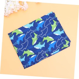 Outanaya 1pc Cartoon Dolphin Printed Boys and Girls Hairdressing Cape Apron Anti-Static Barber Supplies for Boys Girls Pongee Easy to Clothes