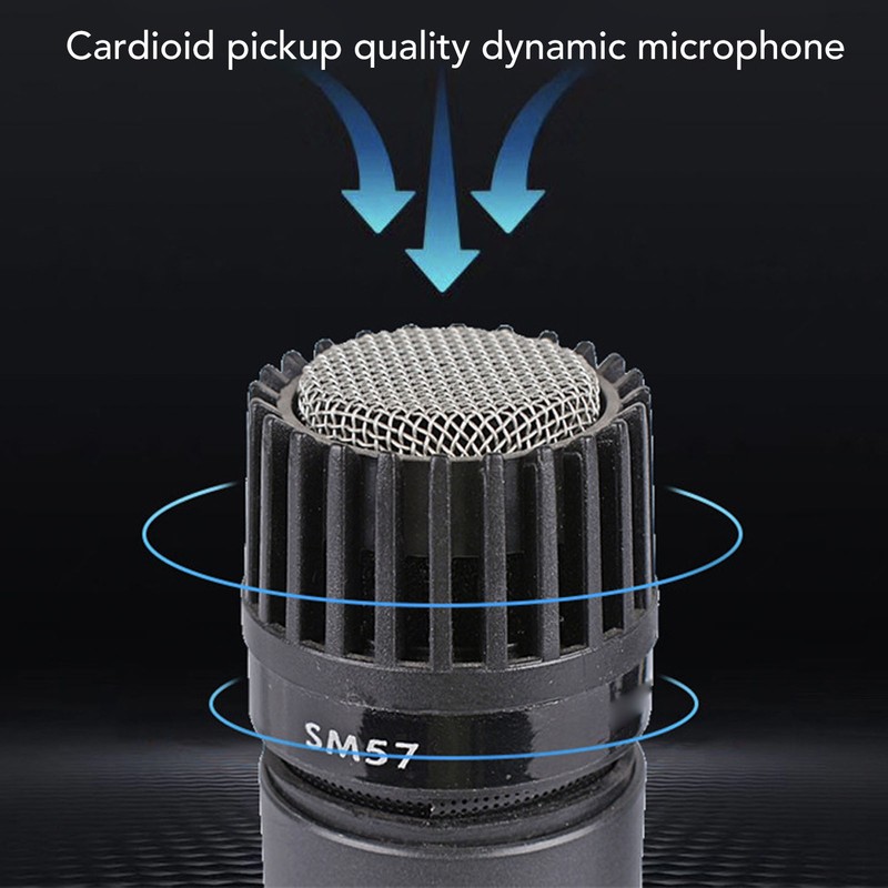 Cardioid Dynamic Vocal Microphone High Sensitivity Handheld Wired Karaoke Mic