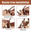 Fidqiog 2-in-1 Mini Bag Strap Kit, No-Punch Adjustable Strap for