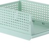 Stackable Storage Basket Plastic Large Open Drawer Wardrobe Cloth Container