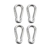 HOMPER 4pcs M6 Carabiner Hook - Heavy Duty 304 Stainless