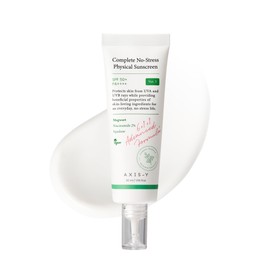 AXIS-Y COMPLETE NO-STRESS PHYSICAL SUNSCREEN 50ML- PROTECTOR SOLAR SPF 50+ PA ++++ - Protector solar con 2% de niacinamida y péptidos para proteger de