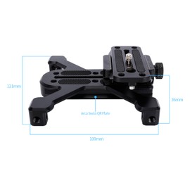 NICEYRIG Camera Quick Release Plates for ARCA-Swiss Standard