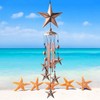 Zhengshizuo Carillones de viento de cobre con diseño de estrellas