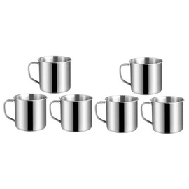 Ciieeo Stainless Steel Water Mugs for Boys and Girls Camping Toddlers Western Design