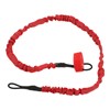 2Pcs Kayak Paddle Leash Nylon Rubber Corrosion Resistant Stretchable Anti