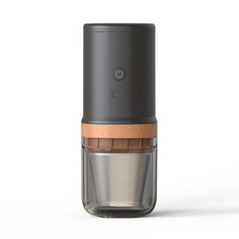 Portable Electric Coffee Grinder, 25 Gears Adjustable Conical Burr Coffee Bean Grinder USB Rechargeable Stainless Steel Espresso Coffees Maker with Filter Holder Type-C Cable for Home Travel