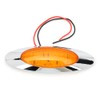 4pcs 6.5in 16LED Oval Side Marker Light 12V DC Shockproof