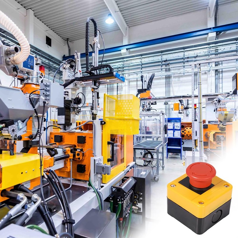 Emergency Switch, Emergency Stop Button, Emergency Stop Switch, Red Sign,