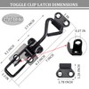4Pack Toggle Latch Clamp 4003 Style, Heavy Duty Adjustable Toggle
