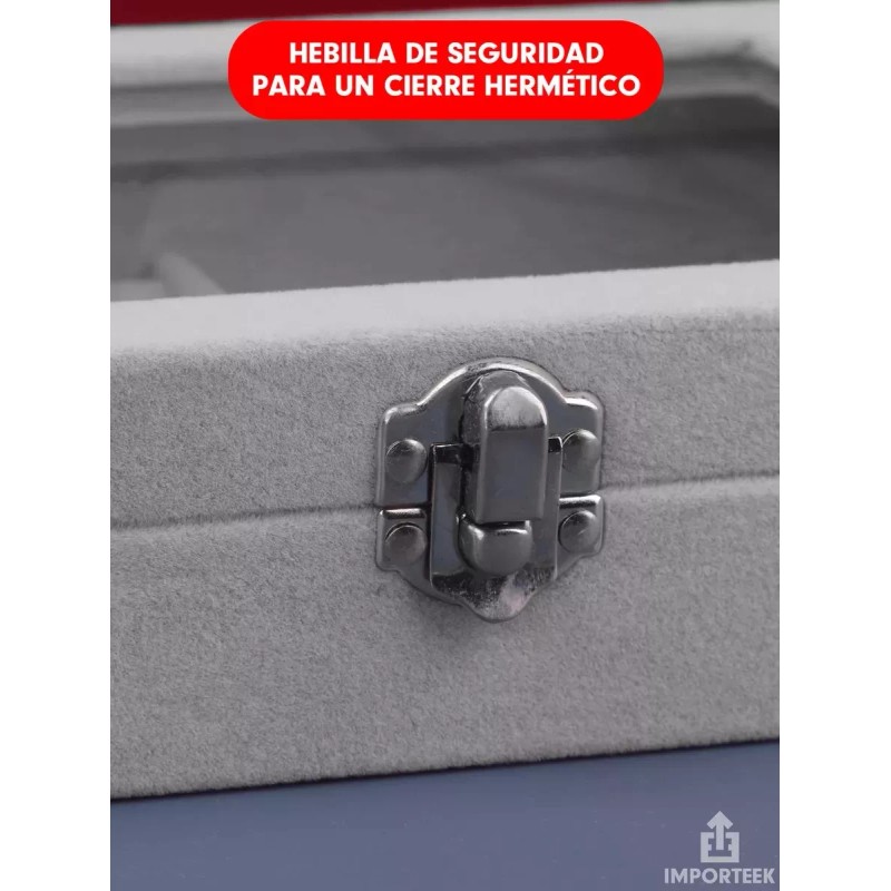 Importeek 20pz Organizador Estuche Joyero Alhajero Joyas Anillos Tocad