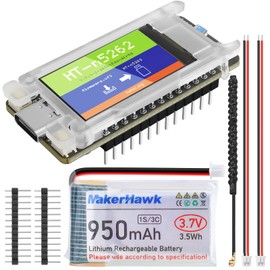 Mesh Node T114 Development Board with 950mAh Battery Set，with TFT Display nRF52840 SX1262 Module Support LoRa Bluetooth 5.0 GPS Solar Panel Power Supply for Meshtastic Arduino LoRawan IOT （915MHz