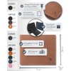 Men's Tri-Fold Leather “Norge” Wallet RFID Blocker with 6 Card