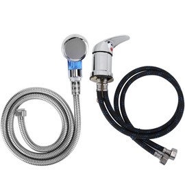 Shampoo Bowl Faucet, Salon Shampoo Bowl Faucet and Sprayer Hose Kit Hair Salon Tool for Shampoo Bed Bowl or Backwash Unit