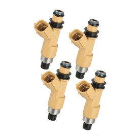 ACROPIX Car Vehicle Petrol Fuel Injector Nozzle Fit for Subaru Forester 2.5L 2005-2010 Black - Pack of 4