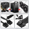 ELFJMZP 2X 8 Pin to 12 Pin Power Cable Compatible