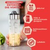 LALOB® Dressing Shaker - Dishwasher Safe - Five Recipes in